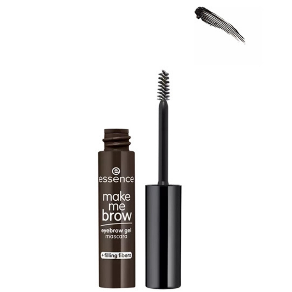 3 x Essence Make Me Brow Eyebrow Gel, 06 Ebony Brows